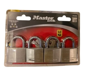 MASTER LOCK 9140Q Padlocks - 4 Pack NIP - Picture 1 of 4