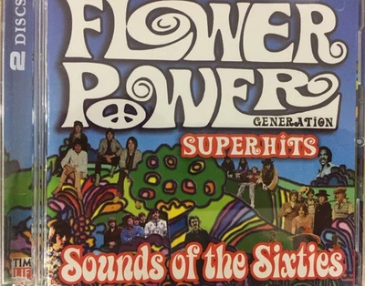 TIME LIFE - Sounds Of The Sixties Flower Power Super Hits 2 x CD 2005 AS NEW 2CD - Image 1 of 2
