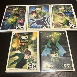 Ben 10 Alien Force DVD Volume 1 2 4 5 & 7 Incomplete - Picture 1 of 17