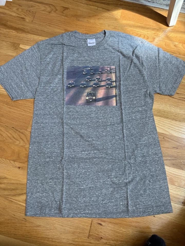 RipnDIP OJ Simpson Car Chase Graphic T-shirt Mens Medium NWT - Image 1 of 1