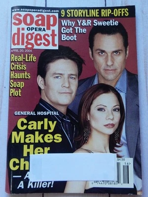 Soap Opera Digest Magazine Sarah Michelle Gellar 2002 GH Michelle Stafford - Image 1 of 2