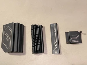 OEM VRM/Chipsatz/M.2 Kühlkörper von ASRock B660M PRO RS Micro ATX Motherboard - Bild 1 von 10