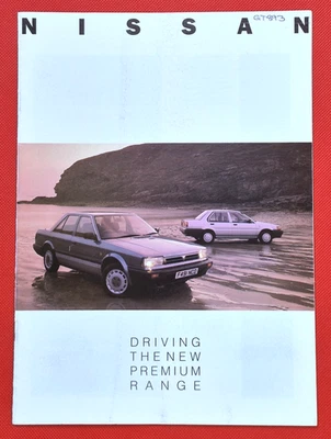1988 NISSAN Sales Brochure - Sunny ZX Coupe Sunny Premium Bluebird Premium Micra - Image 1 of 4