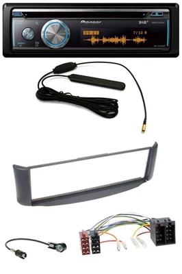 Pioneer CD USB Bluetooth DAB MP3 Autoradio für Smart ForTwo 450 grau ohne Metall - Bild 1 von 4