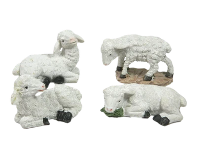 Pecore per Pastori alti Cm 15/20 - Modello a scelta - Animali per Presepe - Immagine 1 di 4