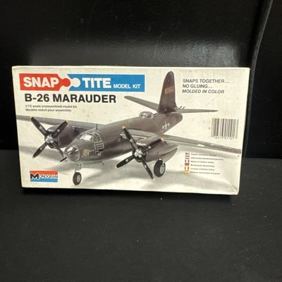 Vintage 1978 Monograma Snap Tite 1/72 B-26 Marauder Modelo Kit 1101 Nuevo Sellado Foto 1 de 4