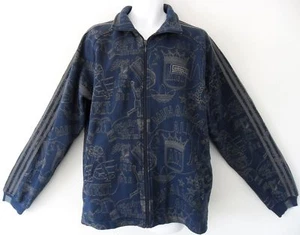 Adidas RARA AOE superstar MUHAMMAD ALI Track felpa maglia top giacca firebird Lrg - Foto 1 di 6