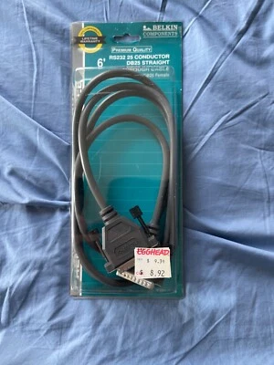 Belkin F3D112-06 Pro Series Extension Cable DB25 Male/DB25 Female 6' Egghead NEW - Image 1 of 4