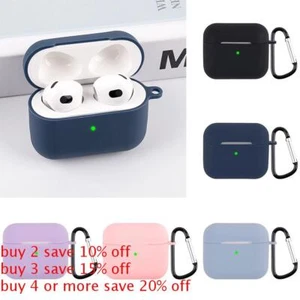 For Apple AirPods 3 3rd Generation Silicone Protective Cover Shockproof Case - Zdjęcie 1 z 17