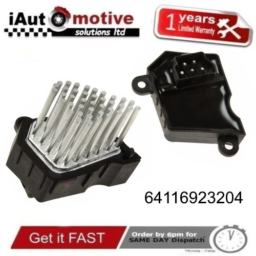 BMW E39 E46 E53 X5 M5 Heater Blower Motor Resistor Final Stage 64116923204 - Image 1 of 4