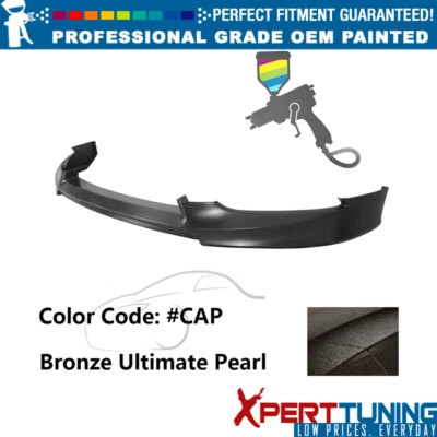 Fits 13-17 Nissan Sentra OE Style Front Bumper Lip PP #CAP Bronze Ultimate Pearl Foto 1 de 4