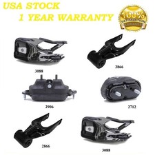 6 PCS FRONT MOTOR&TRANS MOUNT FIT 2006-2007 PONTIAC GRAND PRIX 3.8L-SUPERCHARGED