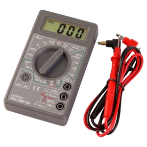 Digital Multimeter AC/DC with Accurate LCD Display & Temperature Probe - Picture 1 of 4