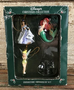 Vintage Disney Princesa Navidad Disney’s Colección Adornos Ariel Tinkerbell - Imagen 1 de 10