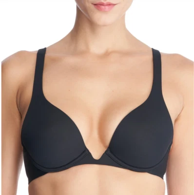 Sujetador con aros Natori 34A Verge convertible contorno nuevo sin etiquetas 722326 negro Foto 1 de 4