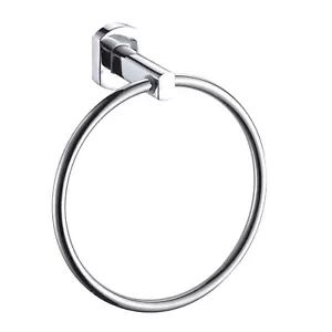 Wall Mounted Towel Ring Polished Chrome Bathroom Kitchen Accessory "Admiralty" - Picture 1 of 1
