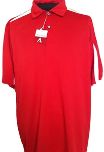 Camisa polo de golf Antigua para hombre XL extra grande roja poliéster liso nueva con etiquetas nueva con etiquetas - Imagen 1 de 7