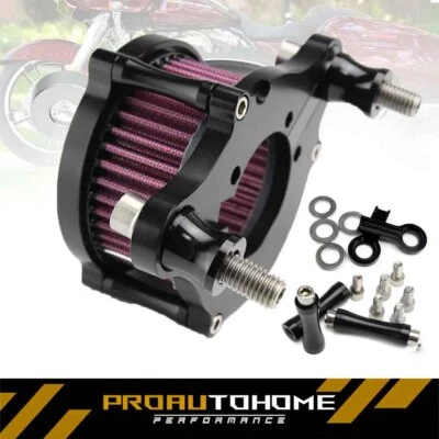 Motorcycle Air Cleaner Intake Filter For Harley Sportster Iron XL 883 1200 48 72 - Image 1 of 4