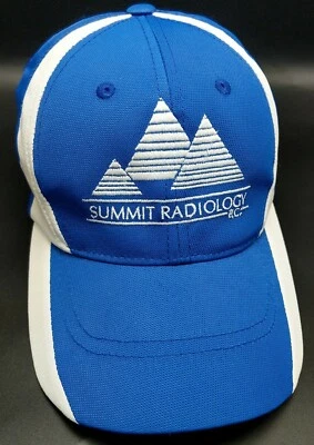 SUMMIT RADIOLOGY hat lightweight blue / white adjustable cap *NEW* - Image 1 of 4