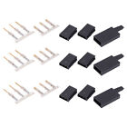 50 X Servo Receiver Connector Plug With Lock & Male Female Gold Plated Terminal✪