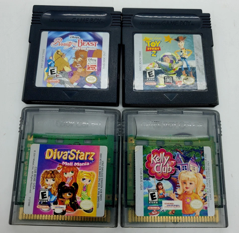 Vintage LOT of 4 Original Gameboy Color Games (Nintendo 1998) Authentic Tested🔥 - Image 1 of 4