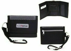 Men's Boy's Trifold Rippa Sports Wallet Colour Black by Lorenz Model 7999 - Picture 1 of 1