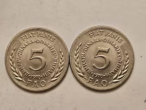 1970 JUGOSLAWIEN 5 DINARA WELTMÜNZE KM56 FAO SELTEN VZ-FAST-UNC KOSTENLOSER VERSAND - Bild 1 von 2