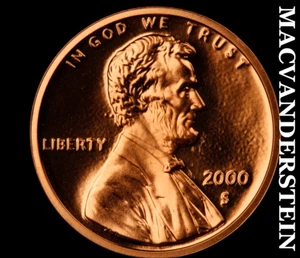 2000-S Lincoln Memorial Cent - Auswahl Gem Proof glänzend keine Reserve #D663 - Bild 1 von 2