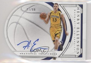 2016 National Treasures Collegiate Basketball /99 Henry Ellenson Rookie Auto RC