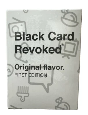 Black Card Revoked Original Flavor Party Card Game First Edition Pack New Sealed - Image 1 of 4