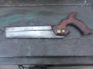 Vintage S Tyzack tenon saw/dovetail saw/vintage saw/vintage tools - Picture 1 of 5