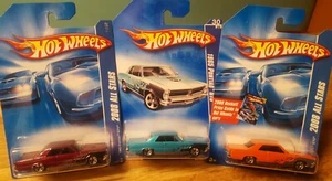 Hot Wheels 1965 Pontiac GTO 1:64 Low Rider New 2008 Lot of 3 Color Variations - Picture 1 of 12
