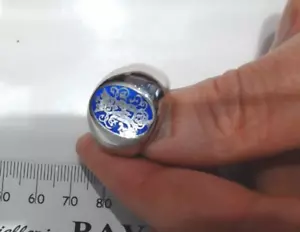 Silberring mit Emaille Wappen - Bild 1 von 4