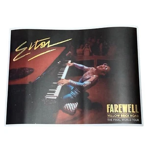 Elton John VIP Lithograph Poster Farewell Yellow Brick Road Final Tour 18x24 (3 - Picture 1 of 4