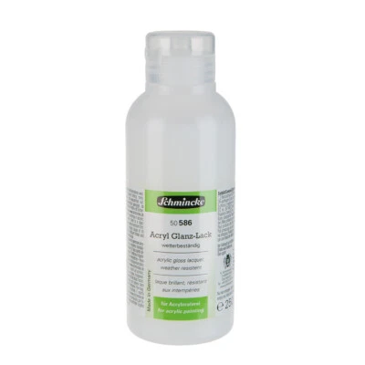 SCHMINCKE KÜNSTLERFARBEN Schmincke Acrylfarbe Acryl Glanz-Lack Hilfsmittel 250 ml Flasche 50586
