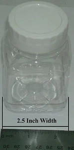 PET Kunststoff Vorratsgläser, Behälter, Lebensmittel, Süßigkeiten, Spielzeug, Organizer, Deckel 8 Unzen Menge 24 - Bild 1 von 4