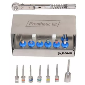 Zahnimplantat Mini Treiber Kit Universal Ratsche Schraubenschlüssel Sechskantschrauben 8 Stück CE UK - Bild 1 von 6