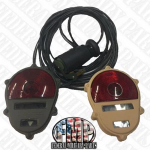 OUT OF STOCK- Military Truck to Civilian Trailer 24V  Tail Light Kit- TAN - Picture 1 of 6