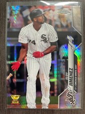 2020 Topps Chrome Eloy Jimenez Hyper Prism Refractor with Gold Rookie Cup