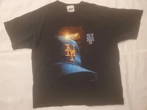New York NY Mets Black Boys Medium T-Shirt T Shirt - Picture 1 of 3