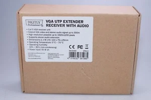 Digitus / Assmann Electronic DS-53450 VGA UTP Extenseur Unité de Réception Ovp - Photo 1/5