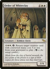 MTG 1x ORDER OF WHITECLAY Shadowmoor (NM/EX)