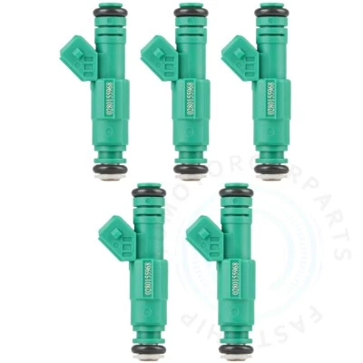 For Volvo V70 2004-2007 S60 2003-2007 2.5L 5 Pcs Fuel Injectors 9202100 — 第 1/4 张图片