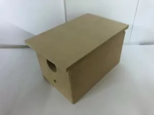 Finch bird nest box nesting breeding wooden wood w perch AUSSIE MADE - Picture 1 of 4