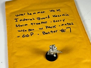 Warhammer 40K Storm Trooper Imperial Kasrkin St Heavy Bolter - Picture 1 of 15