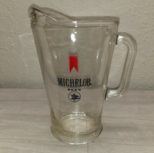 Michelob Beer Vintage Glass Pitcher In Good Condition!