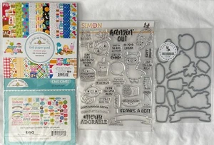 Simon Says Stamp - SO PUN FRIENDS Stamp & Die Set, 6x6 Pad+ - Retired - Picture 1 of 6
