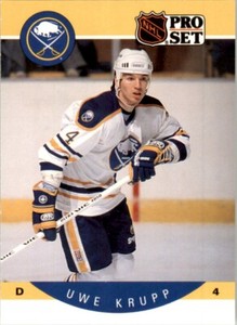 Uwe Krupp 1990-91 Pro Set #23 Buffalo Sabres