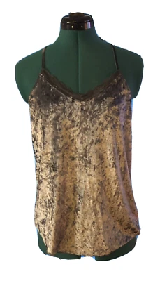 Camisola de terciopelo Secret Treasures Silver Fox azul gris aplastado TALLA M Foto 1 de 4