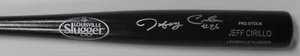 Brewers JEFF CIRILLO Signed Louisville Slugger Name Engraved Black Bat AUTO JSA - Picture 1 of 2